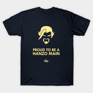 Hanzo - Proud to be a Hanzo Main - Yellow print T-Shirt